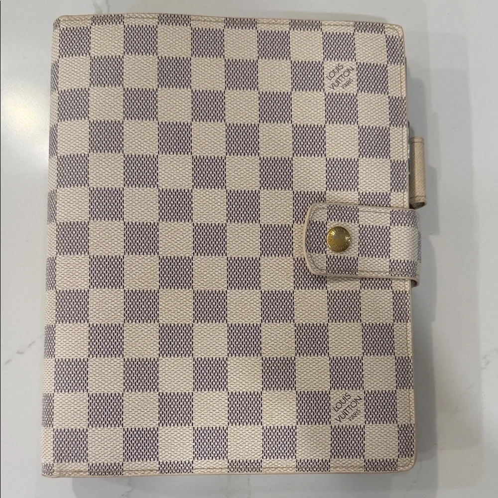 Louis Vuitton Damien azur A5 agenda